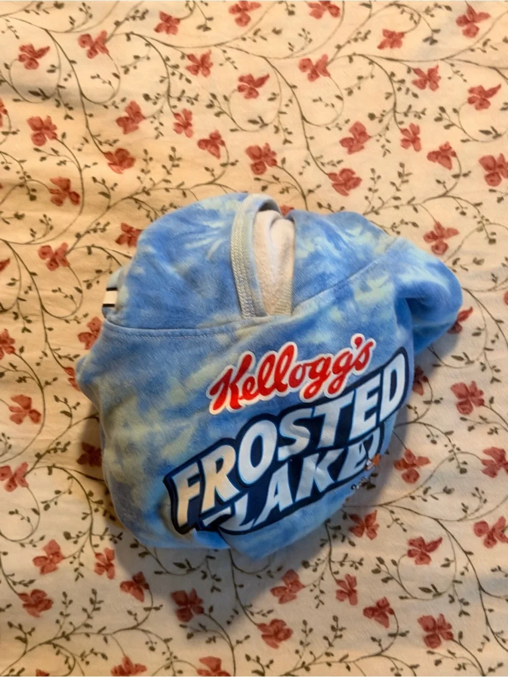 Justice Blue Tie-Dye Frosted Flakes Hoodie